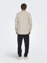 Only&Sons Michael - Langærmet stretch skjorte i regular fit - HUSET Men & Women