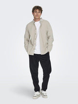 Only&Sons Michael - Langærmet stretch skjorte i regular fit - HUSET Men & Women