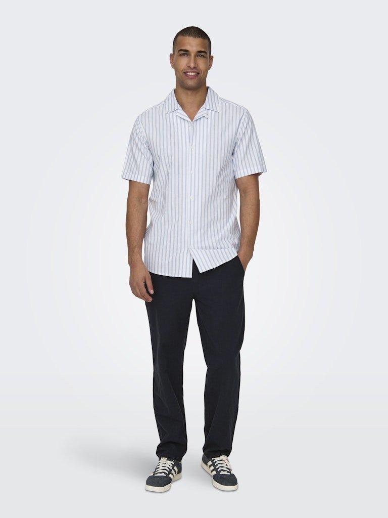 Only&Sons Sinus - Bomuld & hør mix bukser - HUSET Men & Women