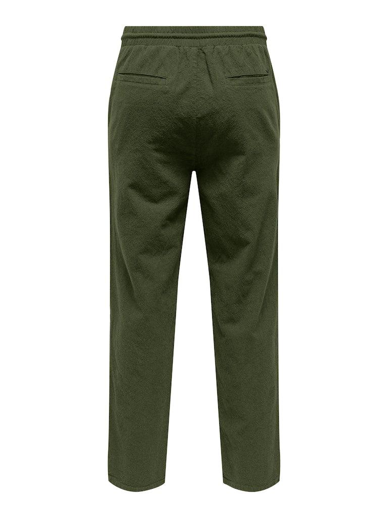 Only&Sons Sinus - Bomuld & hør mix bukser - HUSET Men & Women