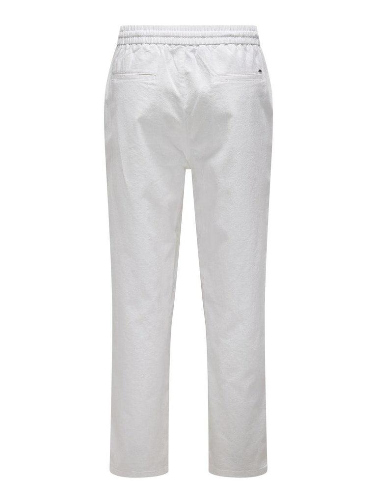 Only&Sons Sinus - Bomuld & hør mix bukser - HUSET Men & Women