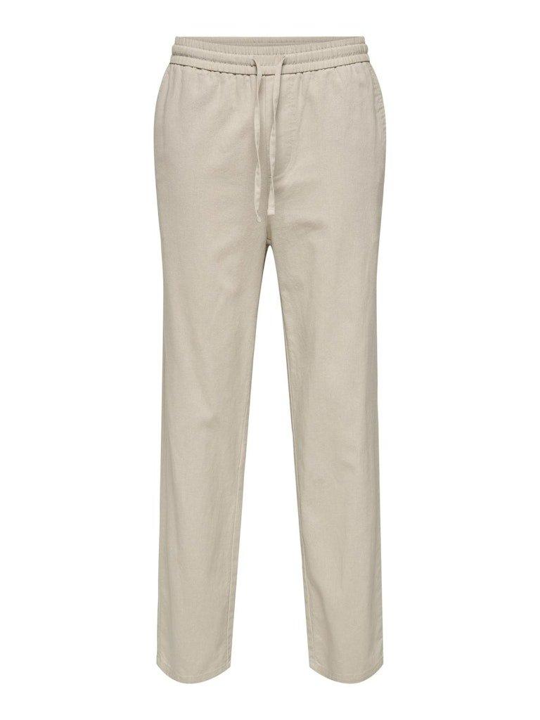 Only&Sons Sinus - Bomuld & hør mix bukser - HUSET Men & Women