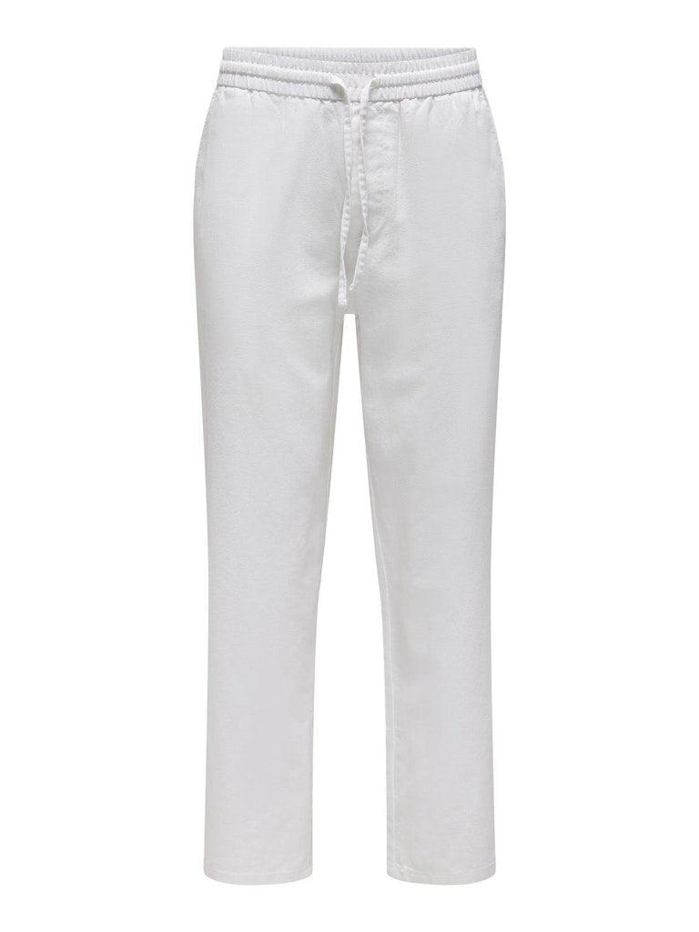 Only&Sons Sinus - Bomuld & hør mix bukser - HUSET Men & Women