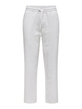 Only&Sons Sinus - Bomuld & hør mix bukser - HUSET Men & Women