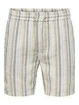 Only&Sons Trev - Stribede shorts - HUSET Men & Women