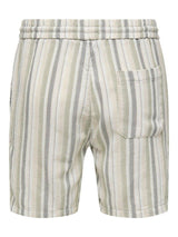 Only&Sons Trev - Stribede shorts - HUSET Men & Women