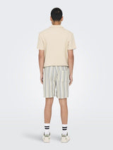 Only&Sons Trev - Stribede shorts - HUSET Men & Women