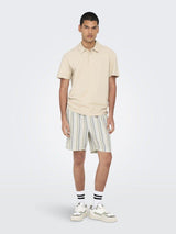 Only&Sons Trev - Stribede shorts - HUSET Men & Women