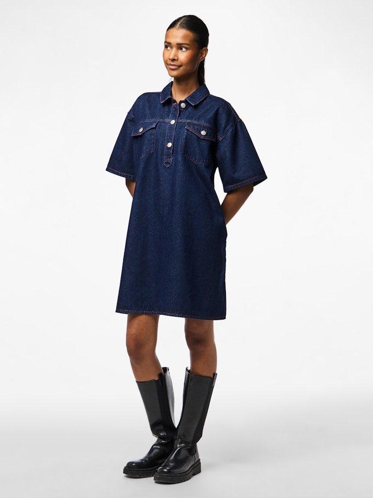 Pieces Demi - Kort denim kjole - HUSET Men & Women