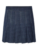 Pieces Fabia - Plisse denim Nederdel - HUSET Men & Women
