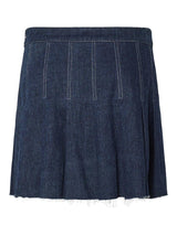 Pieces Fabia - Plisse denim Nederdel - HUSET Men & Women