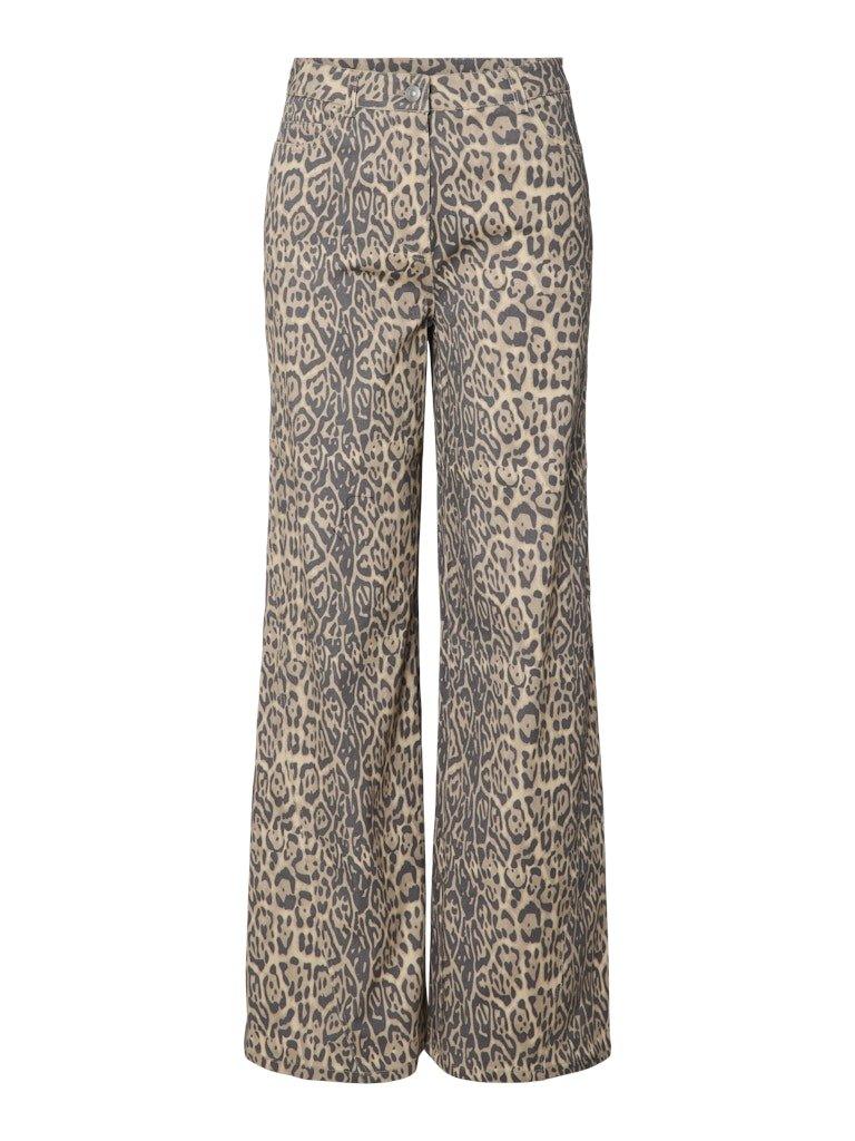 Pieces Fia - Leopard jeans - HUSET Men & Women