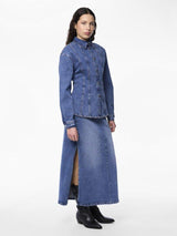 Pieces Ginny - Denim skjorte - HUSET Men & Women