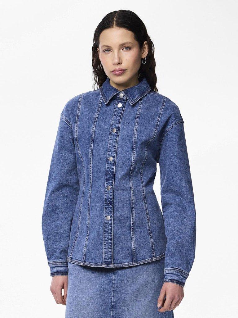 Pieces Ginny - Denim skjorte - HUSET Men & Women