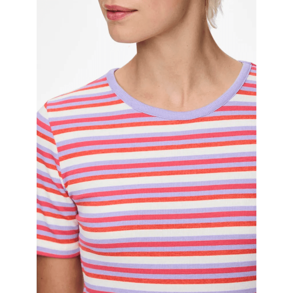 Pieces Jayjay - Stribet t-shirt - HUSET Men & Women