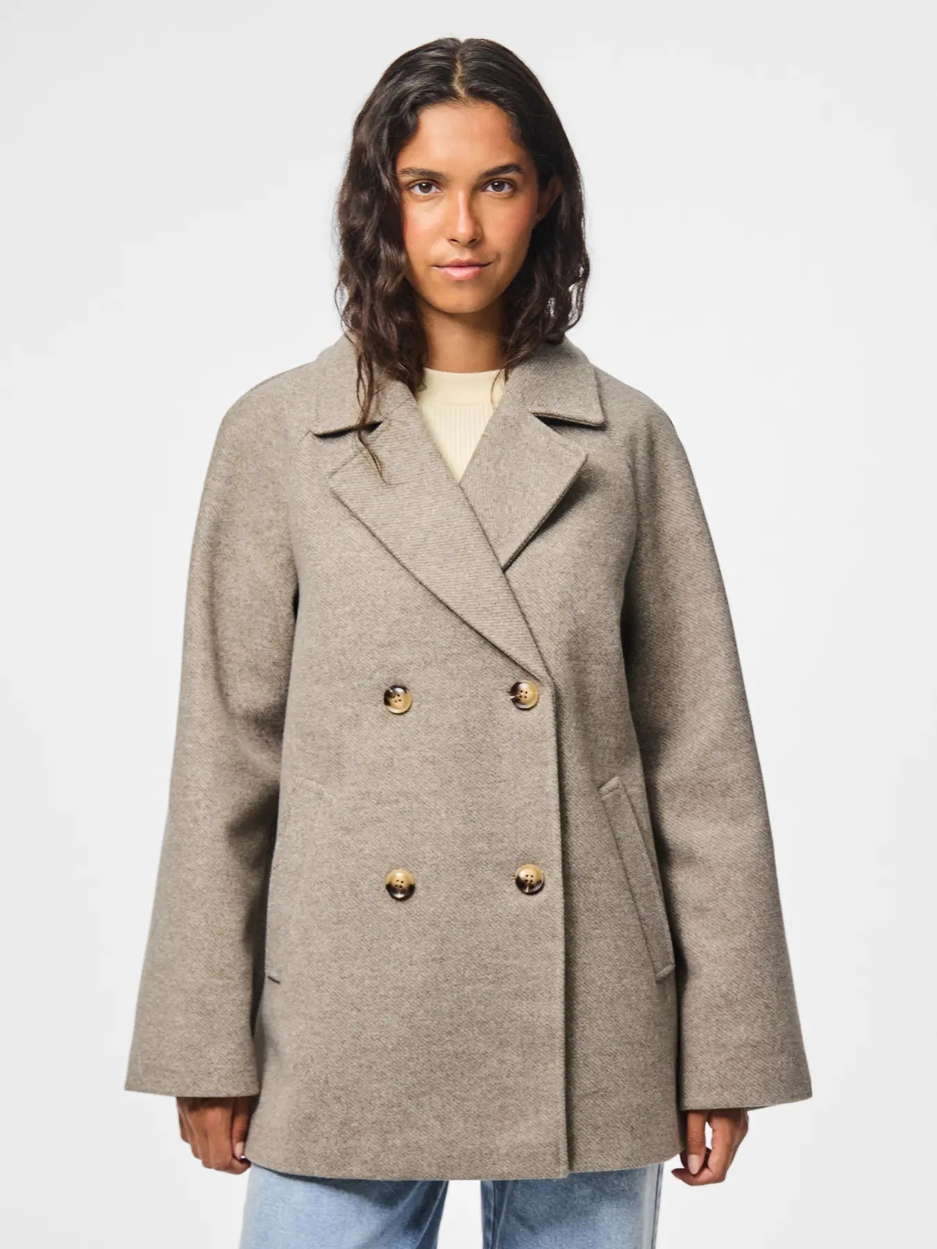 Pieces Marbel - Frakke - HUSET Men & Women - Pieces