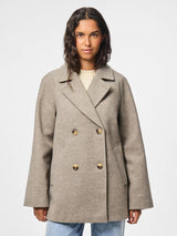 Pieces Marbel - Frakke - HUSET Men & Women - Pieces