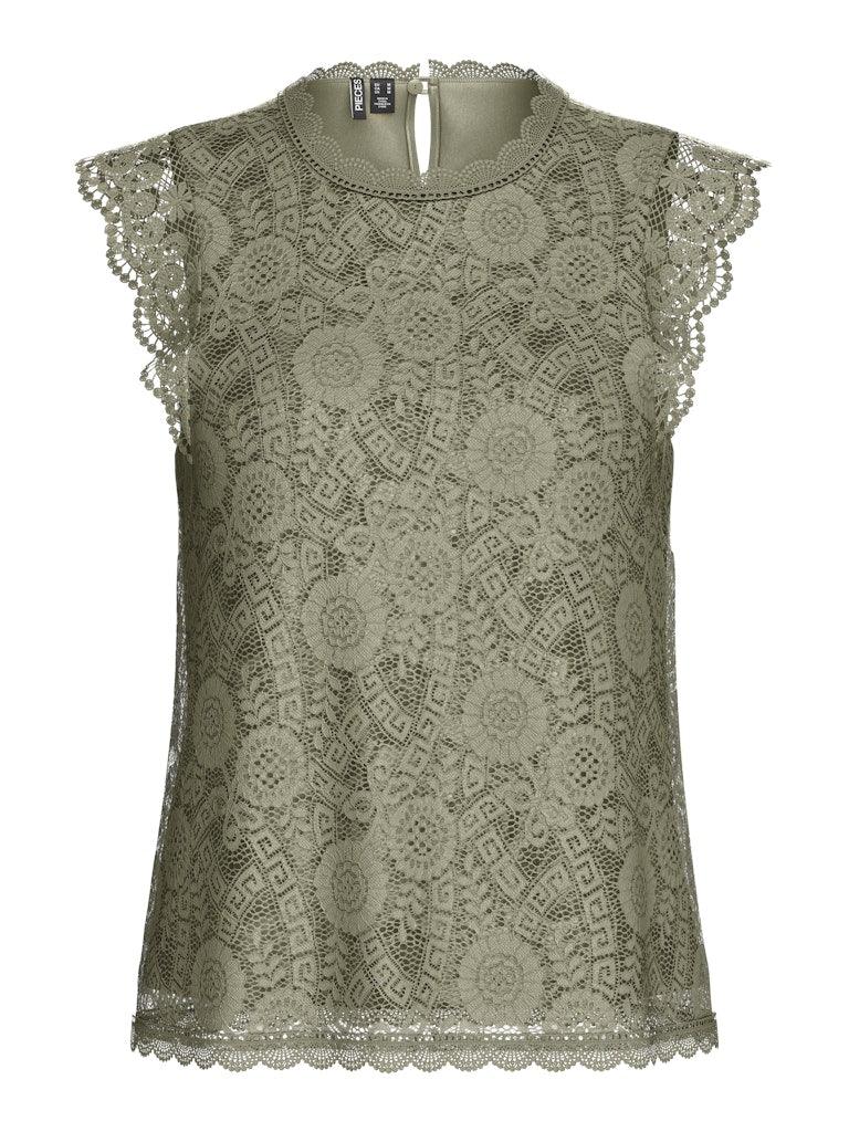 Pieces Olline - Blonde top - HUSET Men & Women