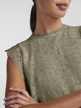 Pieces Olline - Blonde top - HUSET Men & Women