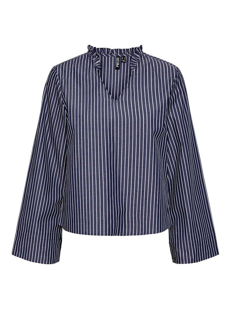 Pieces Penny - Tie string bluse - HUSET Men & Women