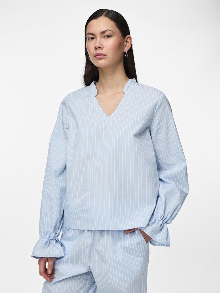 Pieces Penny - Tie string bluse - HUSET Men & Women