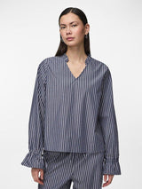 Pieces Penny - Tie string bluse - HUSET Men & Women