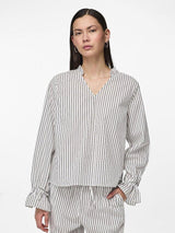 Pieces Penny - Tie string bluse - HUSET Men & Women