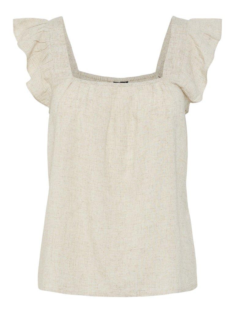 Pieces Pia - Hørmix top - HUSET Men & Women