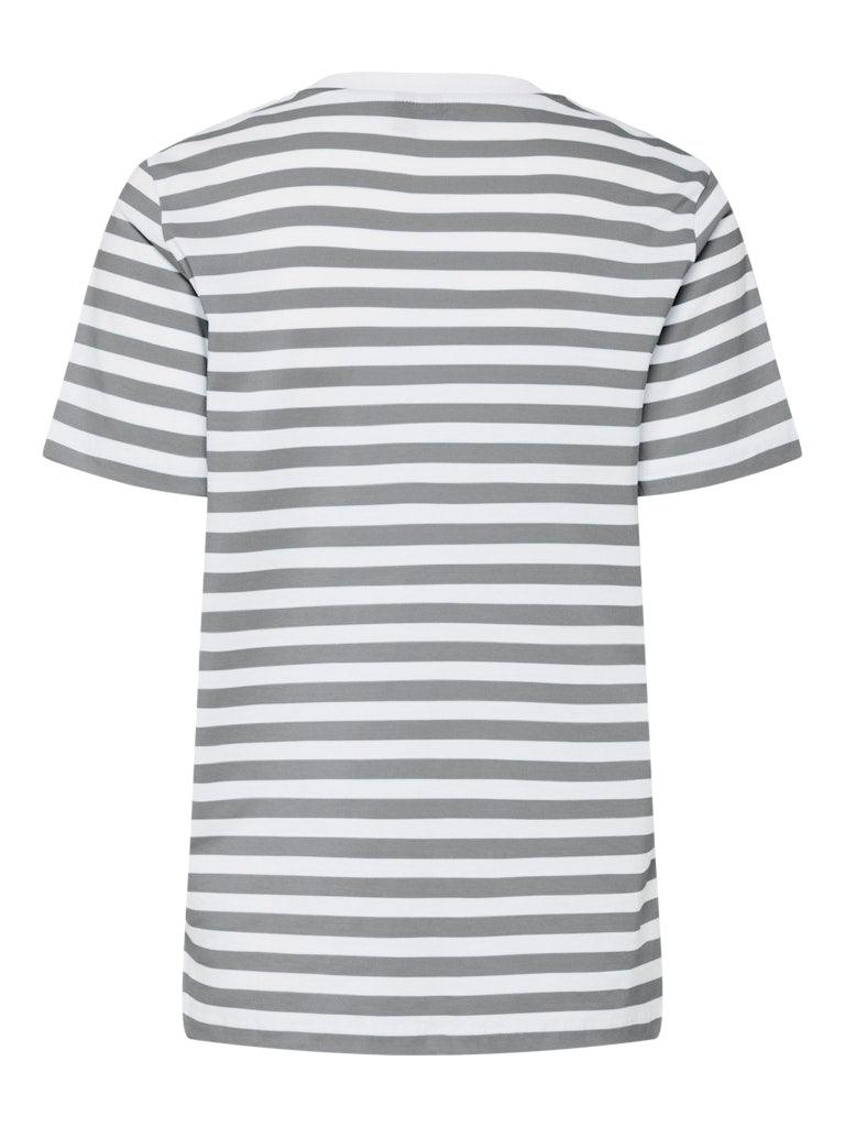 Pieces Ria - Stribet t-shirts i økologisk bomuld - HUSET Men & Women
