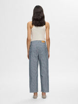 Selected Femme Bella Myra - Stribede jeans - HUSET Men & Women