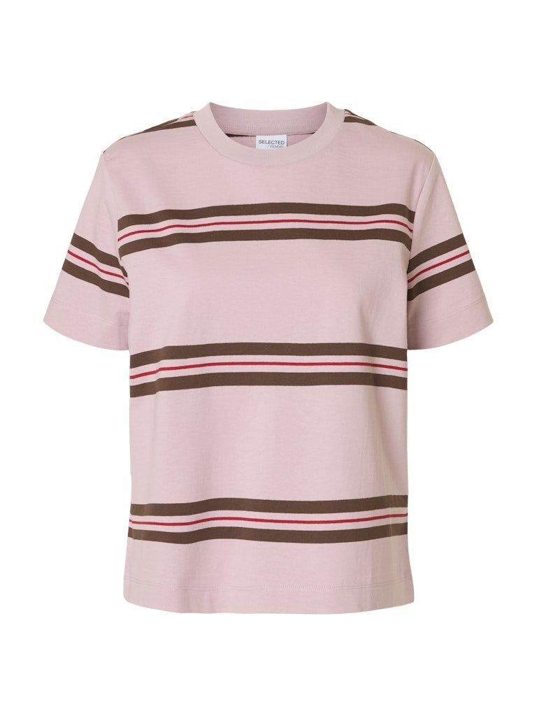 Selected Femme Boxy Luna - Stribet t-shirt - HUSET Men & Women