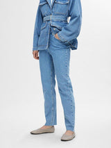 Selected Femme Ellin - High straight jeans - HUSET Men & Women