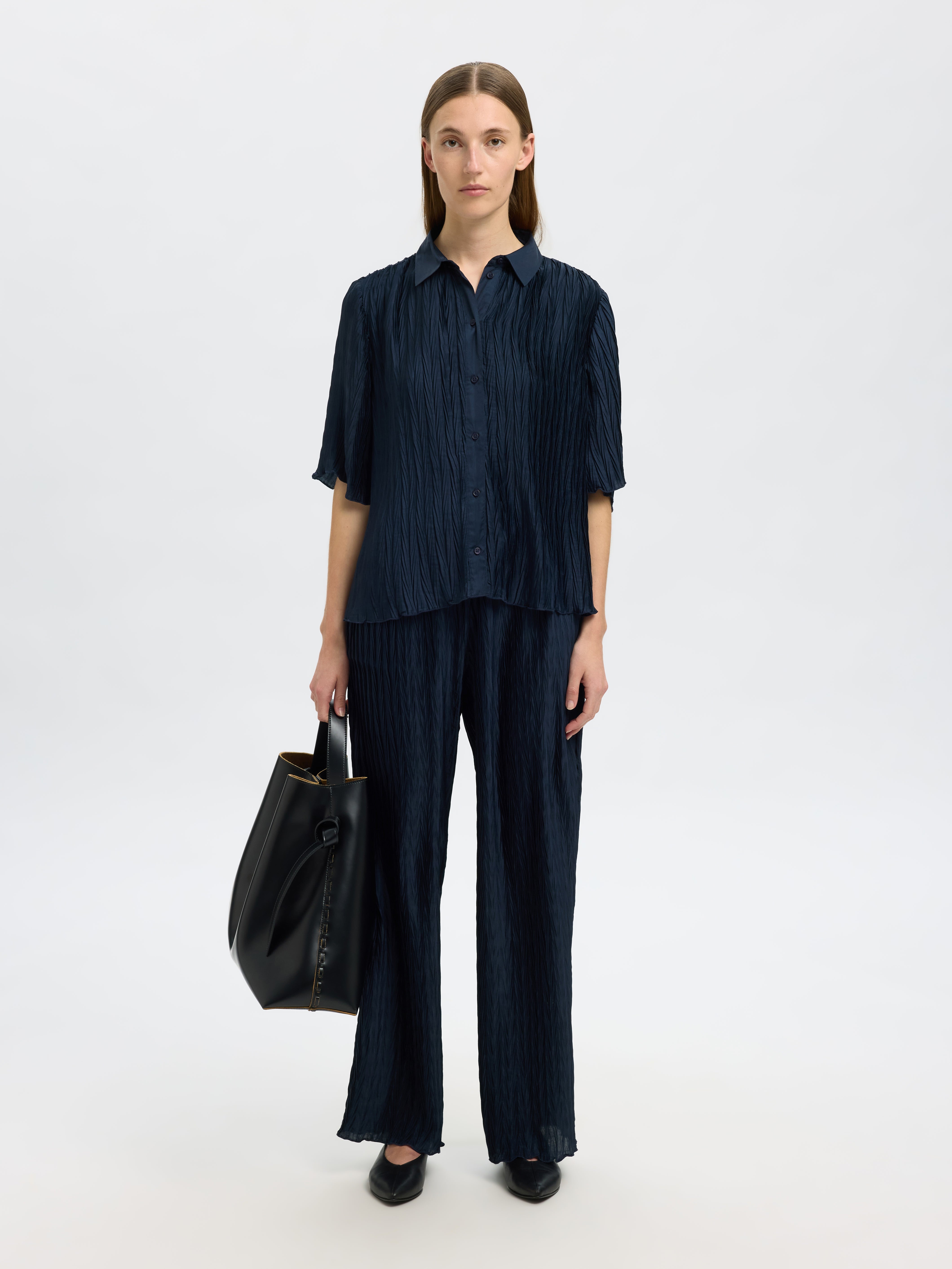 Selected Femme Elma - Plisse bukser - HUSET Men & Women - Selected Femme