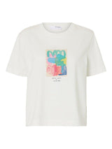 Selected Femme Essential - T-shirt med print - HUSET Men & Women