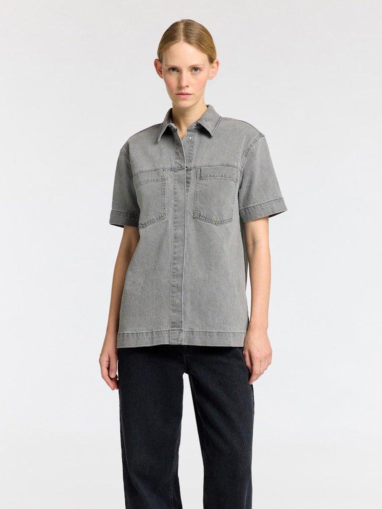 Selected Femme Kaya - Kortærmet denim skjorte - HUSET Men & Women