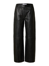Selected Femme Maude - Læder bukser - HUSET Men & Women