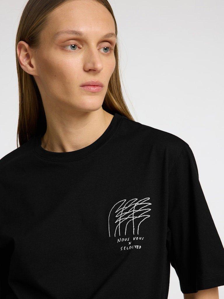 Selected Femme Vilja - T-shirt med broderi - HUSET Men & Women