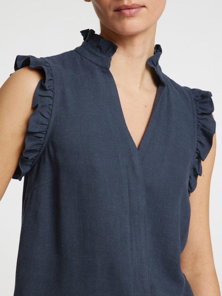 Selected Femme Viva - Sun ruffle top - HUSET Men & Women