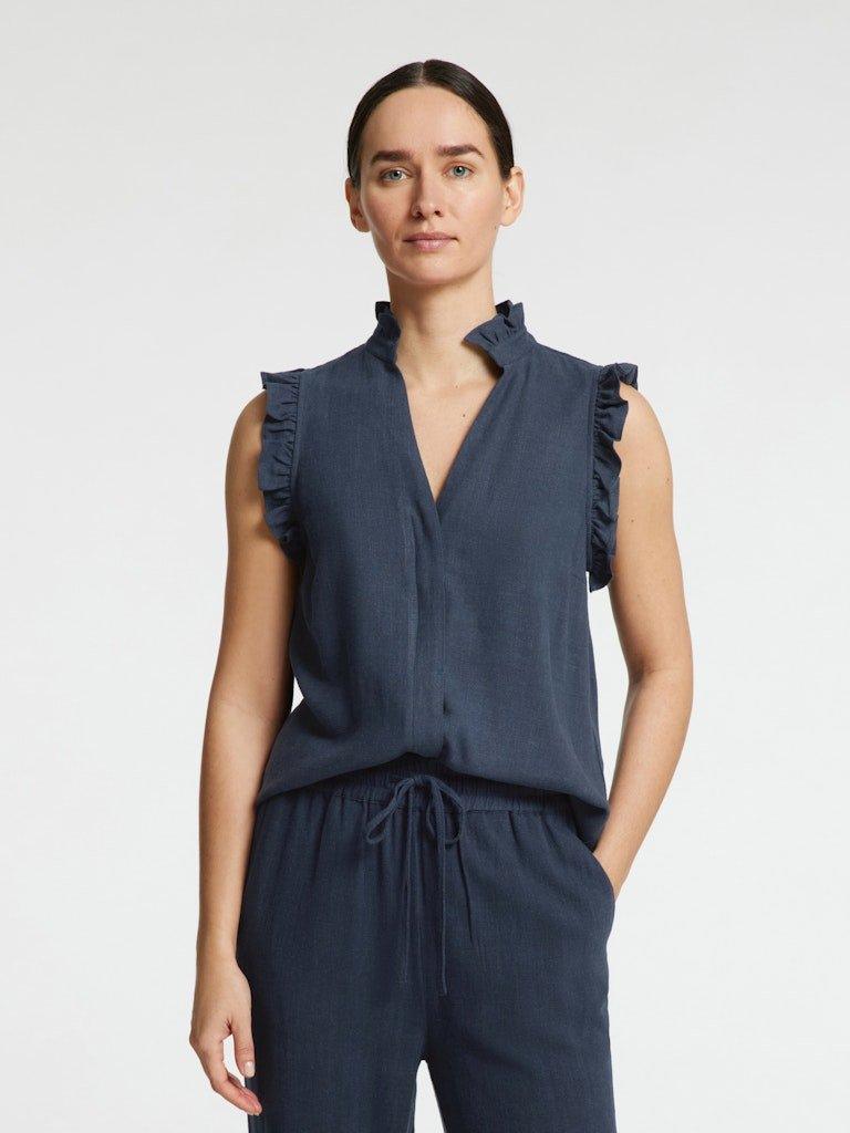 Selected Femme Viva - Sun ruffle top - HUSET Men & Women