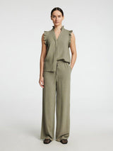 Selected Femme Viva - Sun ruffle top - HUSET Men & Women