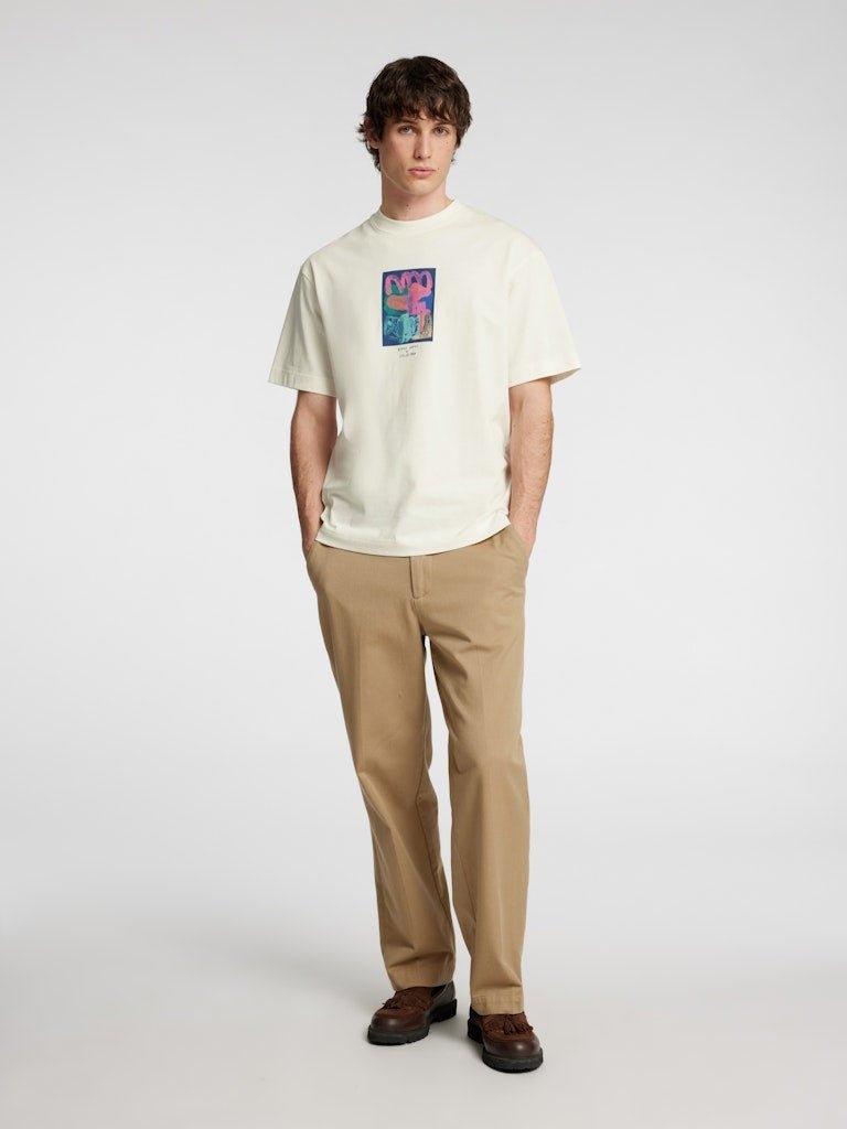 Selected Home Will - T-shirt med print - HUSET Men & Women