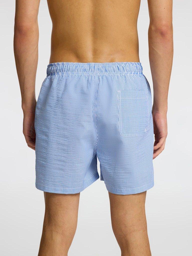 Selected Homme Cooper - Seersucker badeshorts - HUSET Men & Women