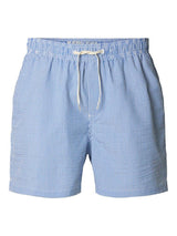 Selected Homme Cooper - Seersucker badeshorts - HUSET Men & Women