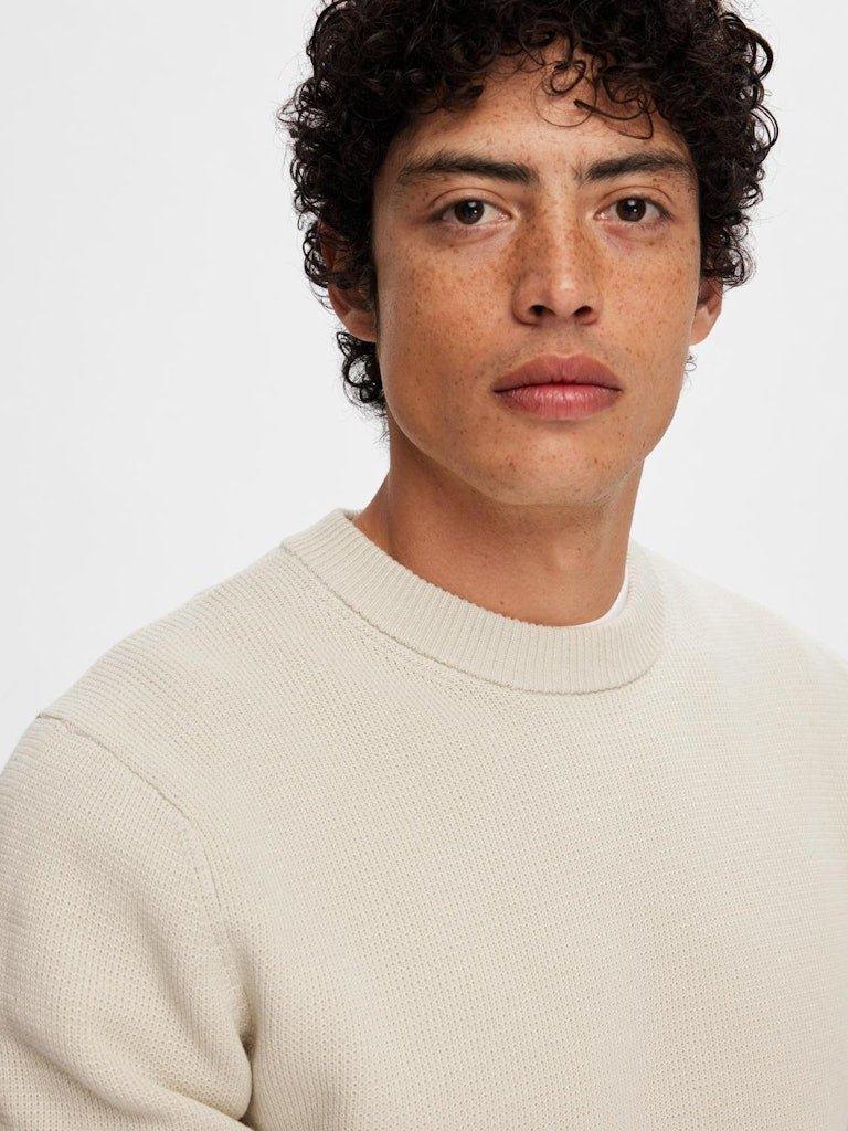 Selected Homme Dane - Striktrøje med rund hals - HUSET Men & Women