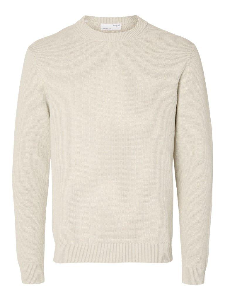 Selected Homme Dane - Striktrøje med rund hals - HUSET Men & Women
