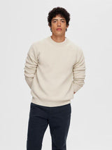 Selected Homme Dane - Striktrøje med rund hals - HUSET Men & Women