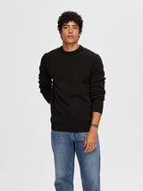 Selected Homme Dane - Striktrøje med rund hals - HUSET Men & Women