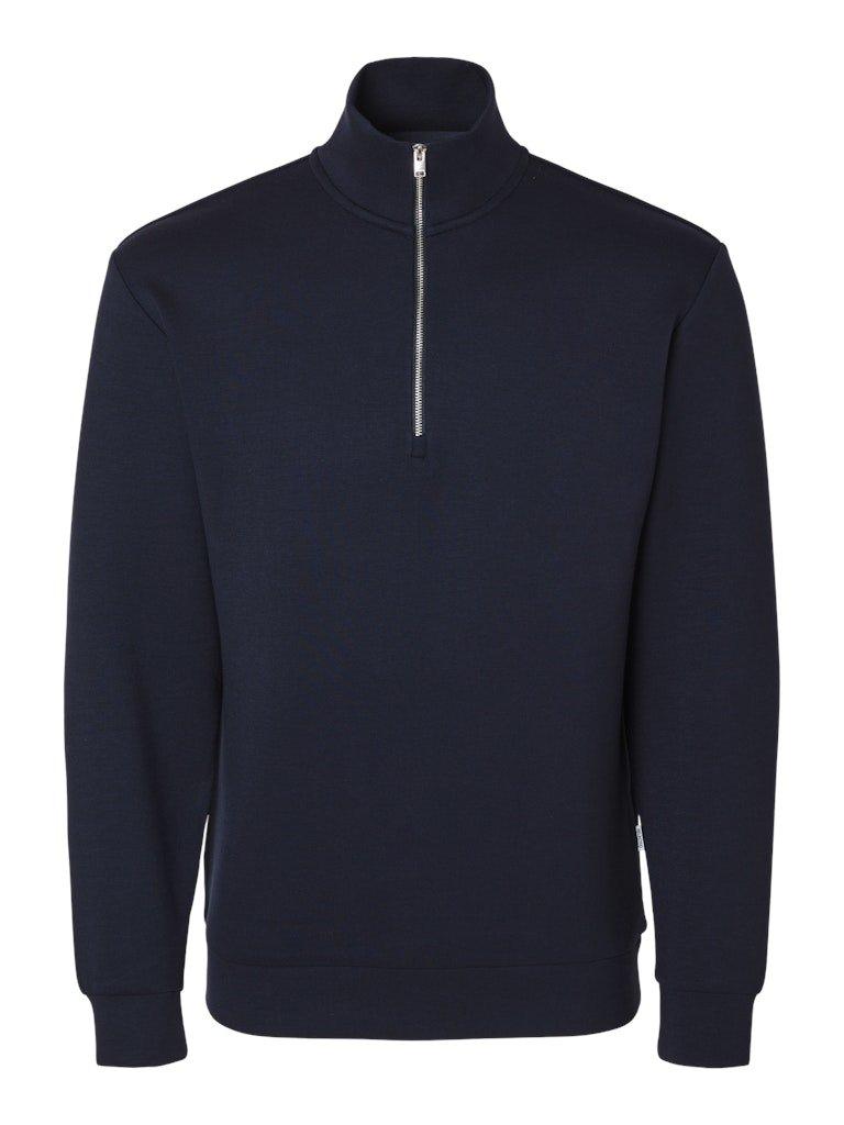 Selected Homme Emanuel - Blød højhalset sweat shirt i regular fit - HUSET Men & Women