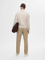 Selected Homme Emanuel - Blød højhalset sweat shirt i regular fit - HUSET Men & Women