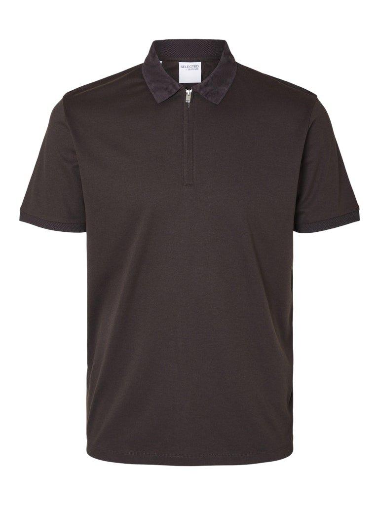 Selected Homme Fave - Polo med lynlås i regular fit - HUSET Men & Women